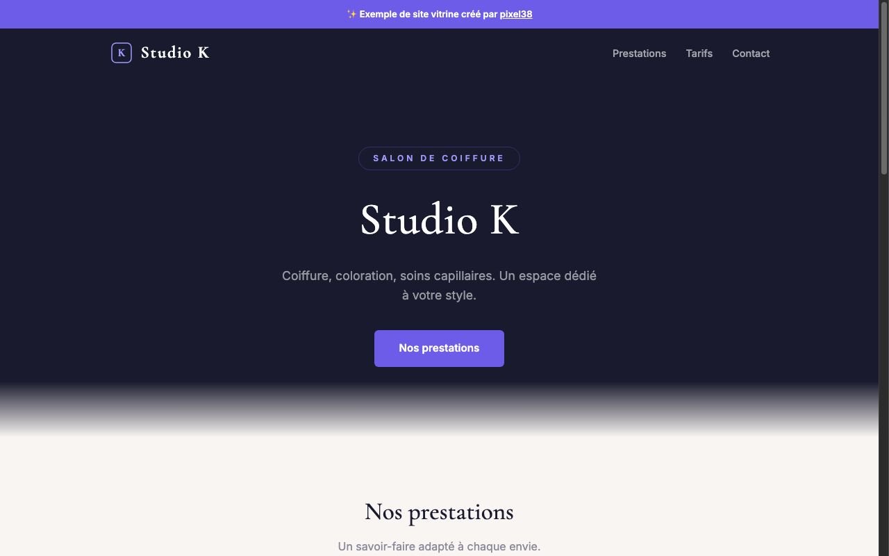 Aperçu Studio K Coiffure